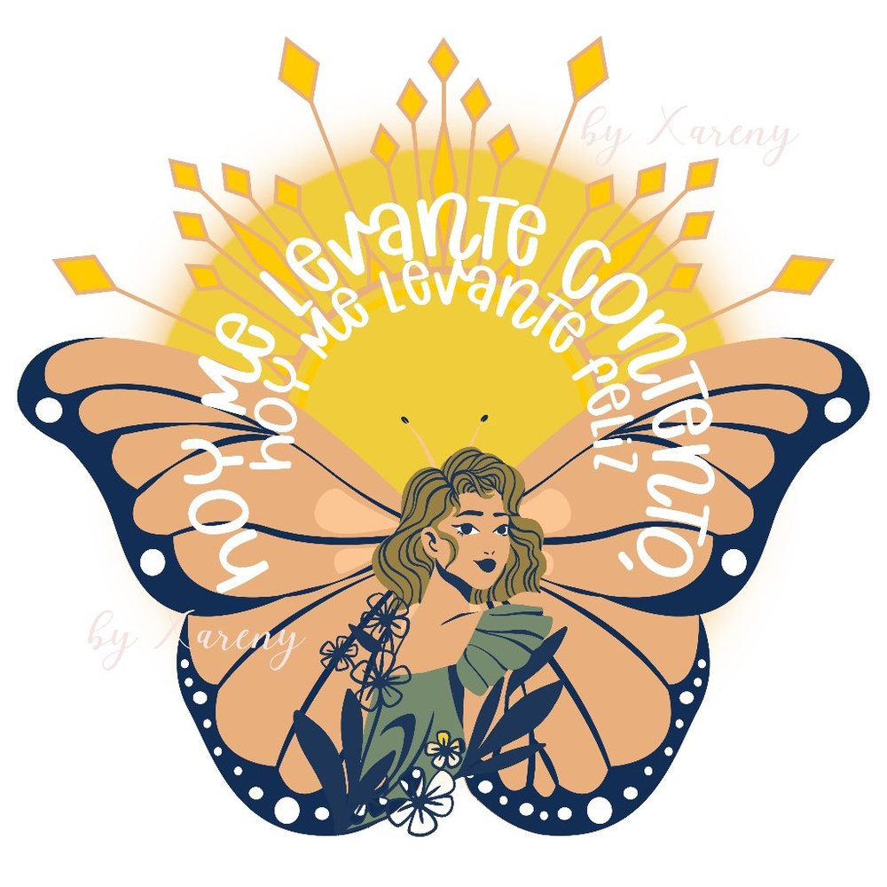 Hoy me levante contento, hoy me levante feliz positive vibes optimistic t-shirt